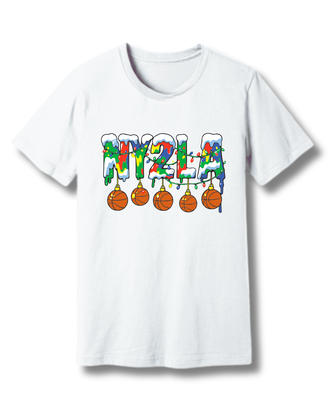 NY2LA Xmas Drip Tee